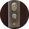 Fehér TerraSec biztonsági ajtó bérházba - Classic Line mintával, Selyemfényű