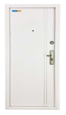   Fehér Terrasec biztonsági ajtó bérházba - Limited White Edition mintával