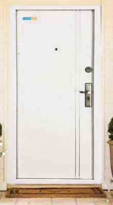   Fehér Terrasec kültéri biztonsági ajtó - Limited White Edition mintával